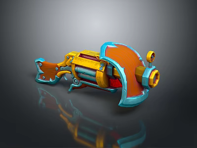 Toy gun bubble gun water gun children's toy children's toy gun toy water gun pistol 3d model