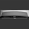 Sleek Modern White And Black Household Appliance With Round Wheels For Daily Use