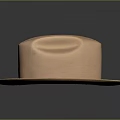 Peach Colored Wide Brimmed Hat Classic Design Soft Texture Stylish Accessory For Casual Wear
