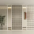 Modern Glass Room Dividers With Grid Design In Contemporary Interior Space