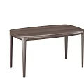 Modern Wooden Dining Table With Rectangular Top And Slim Sleek Legs Design 3d model