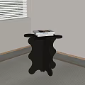 Side a few side a few corner a few bedside table 3d model