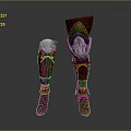 Decorative Leather Boots With Intricate Patterns For Daily Use And Comfortable Wear