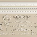 Various Decorative Plaster Moldings With Intricate Patterns For Home Interior Decoration 3d model