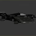 Modern Fighter Science Fiction Fighter Next Generation Fighter Science Fiction Fighter 3d model