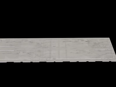High Quality Industrial Equipment Metal Plate With Textured Surface And Smooth Edges 3d model