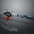 Flame thrower flame gun homemade weapon flamethrower 3d model