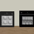 Haier Kitchen Appliances With Dishes And Glasses Storage In Black Modern Design