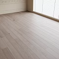Light Toned Wooden Floor with Natural Knots and Grain in Bright Room Under Natural Light