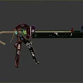 Heavy Duty Metal Caulk Gun With Spring Mechanism For Sealant Application