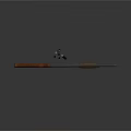 Classic Hunting Shotgun With Wooden Stock Silver Barrel And Ammunition Shells