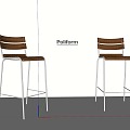 Modern Bar Chair Middle Ancient Bar Chair Bar Chair 3d model