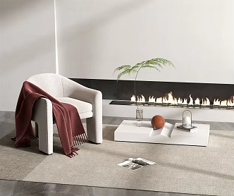 Modern Molteni & C Sofa Chair 3d model