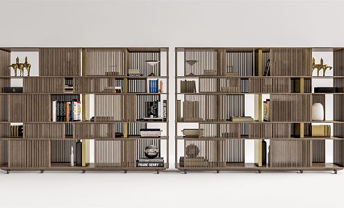 Modern Bookshelf 3d model