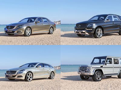 Hyundai car Mercedes-Benz car off-road vehicle Ben sports car model