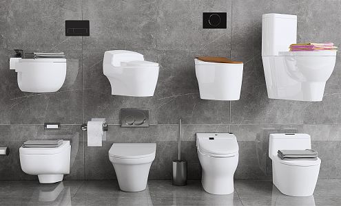 Modern toilet 3d model