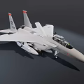 Toy Plane F15E 3d model