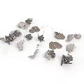 Metal Scene Components With Various Shapes And Detailed Model Parts