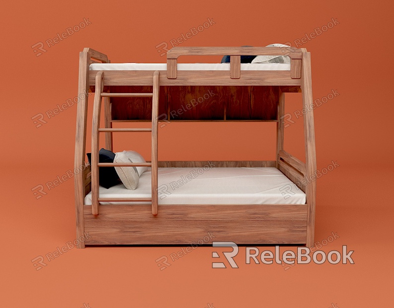 Modern Bed High and Low Bed model