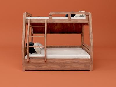 Modern Bed High and Low Bed model