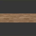 Wooden Console Table With Flat Top And Slatted Shelves For Home Decor