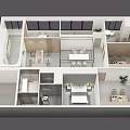 Modern Office Interior Design With Minimalist Workstations Computers White Wood Tones And Lighting