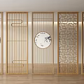 Screen Partition Screen Partition Entrance Screen 3d model
