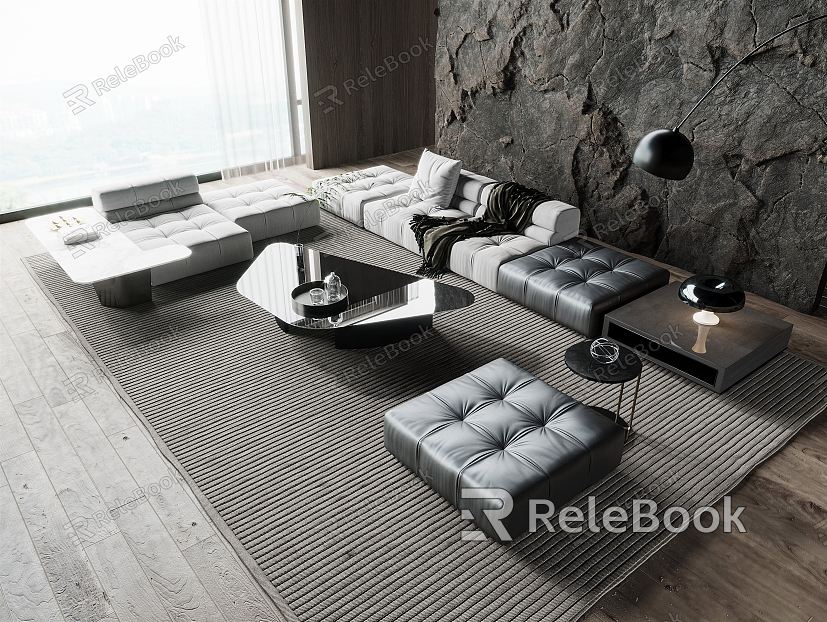 Modern Sofa Coffee Table Combination Sofa Coffee Table model