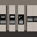 Oven Embedded Oven Steaming Oven Steaming Box Water Dispenser Microwave Oven Electric Cabinet Micro Steaming and Baking All-in-One Machine 3d model