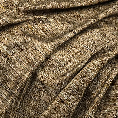 Textured Brown Woven Fabric With Natural Fiber Patterns And Soft Folds 3d model