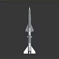 Modern Military Rocket Weapon Design Featuring Aerodynamic Structure And Propulsion System