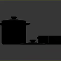 Stainless Steel Kitchen Cookware Set With Lids And Handles For Home Cooking