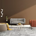 Modern Combination Sofa Combination 3d model