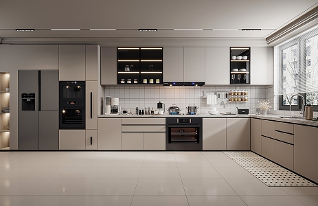 Modern Kitchen 3d model