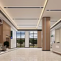 Modern Hospital Outpatient Clinic Lobby Interior With Spacious Area And Decor