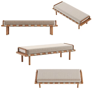 Silent Wind Bench 3d model