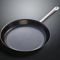 Durable Non Stick Frying Pan With Stainless Steel Long Handle Ideal For Kitchen Cooking Tasks