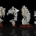 Chinese Ornaments Stone Ornaments 3d model