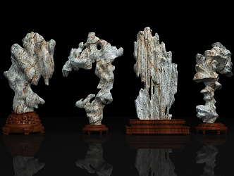 Chinese Ornaments Stone Ornaments 3d model