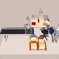 Robot View Control Station 3d model
