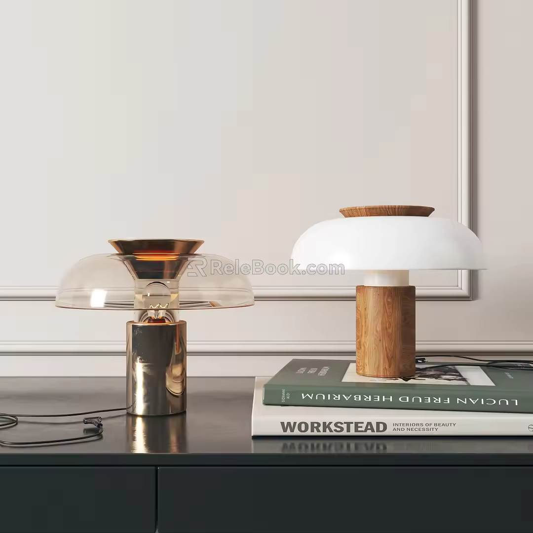 Modern table lamp 3d model