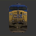 Industrial LOFT diesel locomotive locomotive 3d model