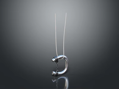 Stainless Steel Kitchen Egg Beater Tool With Ring Handle And Thin Wire Whisks 3d model