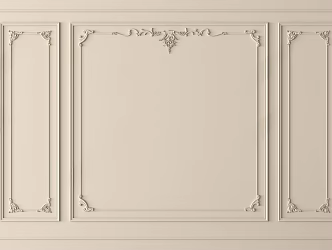 French plaster line 3d model