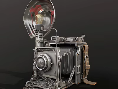 Vintage Camera Inspired Retro Mobile Digital Gadget For Modern Photography Enthusiasts 3d model