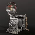 Retro Camera 3D Model Retro Camera Old Objects Nostalgia 8090 s 3d model