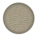 Beige Woven Textured Wall With Spherical Sphere And Shadow Detail