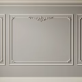 Elegant Gypsum Cornice Wall Decoration With Decorative Molding And Patterned Frames