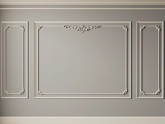 French plaster line 3d model