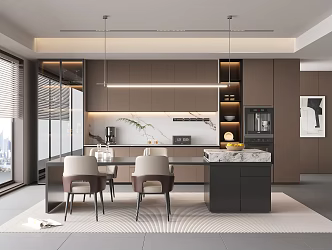 Modern Italian Restaurant 3d model